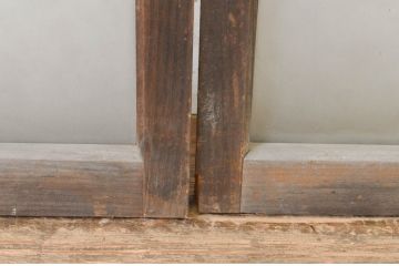 アンティーク建具　レトロな空間づくりにおすすめのガラス窓2枚セット(ガラス戸、引き戸)(R-064992)