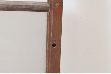 アンティーク建具　レトロな空間づくりにおすすめのガラス窓2枚セット(ガラス戸、引き戸)(R-064992)
