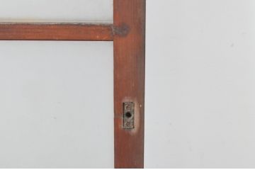 アンティーク建具　レトロな空間づくりにおすすめのガラス窓2枚セット(ガラス戸、引き戸)(R-064992)