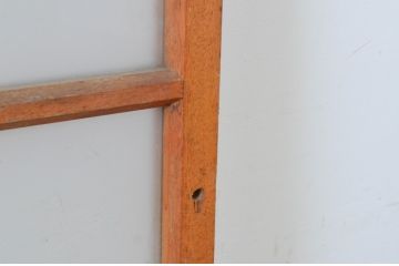 アンティーク建具　古き良き時代の趣を感じるガラス窓2枚セット(引き戸、ガラス戸)(R-064993)