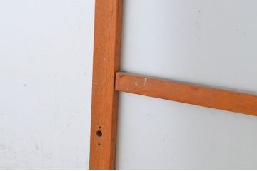 アンティーク建具　古き良き時代の趣を感じるガラス窓2枚セット(引き戸、ガラス戸)(R-064993)