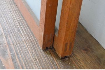 アンティーク建具　古き良き時代の趣を感じるガラス窓2枚セット(引き戸、ガラス戸)(R-064993)