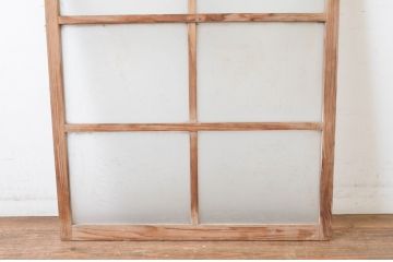 アンティーク建具　経年を感じる風合いが味わい深いガラス窓1枚(引き戸、ガラス戸)(R-064997)