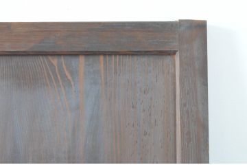 アンティーク建具　杉材　味わい深いシンプルな板戸窓4枚セット(引き戸)(R-065031)