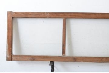 建具アンティーク　古い木味が魅力的な明り取り2枚セット(明かり取り、欄間)(R-065039)
