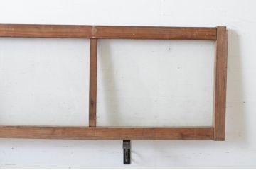 建具アンティーク　古い木味が魅力的な明り取り2枚セット(明かり取り、欄間)(R-065039)