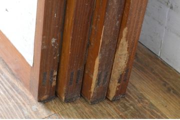 アンティーク建具　和の情緒を演出する組子書院戸4枚セット(障子戸、窓、引き戸)(R-065049)