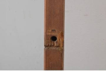 アンティーク建具　大正ロマン　懐かしい雰囲気のガラス戸2枚セット(引き戸)(R-065066)