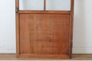 アンティーク建具　レトロなデザインのガラス帯の扉(ドア、建具)(R-065071)