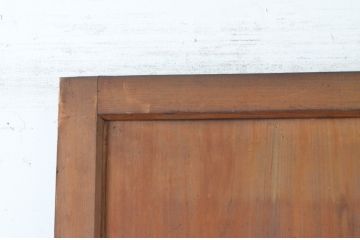 アンティーク建具　レトロなデザインのガラス帯の扉(ドア、建具)(R-065071)