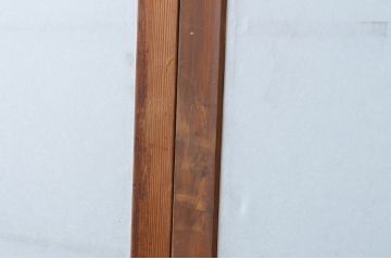 アンティーク建具　上手物!!　腰板杉材笹木の幅広高級　障子戸2枚セット(引き戸)(R-065073)