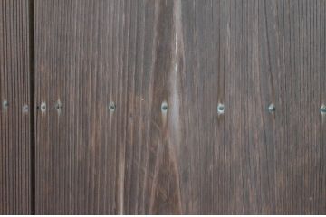 アンティーク建具　経年を感じる風合いが味わい深い雨戸4枚セット(板戸、引き戸)(R-065085)