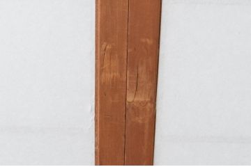 アンティーク建具　上手物!!　腰板杉材笹木の　高級障子戸2枚セット(引き戸)(R-065087)