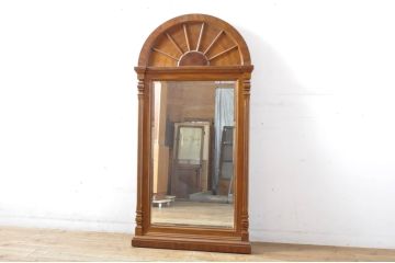 中古　希少モデル　DREXEL HERITAGE(ドレクセルヘリテイジ)　豪華な造りが目を惹くミラー(壁掛け鏡、姿見、店舗什器)(R-065110)