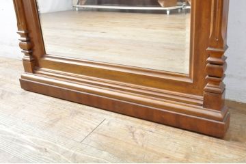 中古　希少モデル　DREXEL HERITAGE(ドレクセルヘリテイジ)　豪華な造りが目を惹くミラー(壁掛け鏡、姿見、店舗什器)(R-065110)