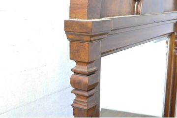 中古　希少モデル　DREXEL HERITAGE(ドレクセルヘリテイジ)　豪華な造りが目を惹くミラー(壁掛け鏡、姿見、店舗什器)(R-065110)