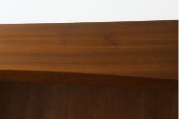 イギリスビンテージ　nathan社(ネイサン)　チーク材　見せる収納を楽しめるキャビネット(ウォールユニット、食器棚、収納棚、飾り棚、ヴィンテージ、北欧)(R-065143)