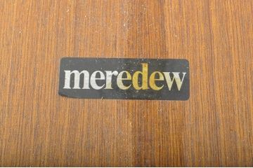 イギリスビンテージ　メレデュー社(meredew)　チーク材　拡張式　シンプルで使いやすいデザインのダイニングテーブル(エクステンションテーブル、4人掛け、6人掛け、8人掛け、伸長式テーブル、食卓、作業台、ヴィンテージ)(R-065149)