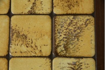 イギリスビンテージ　G-PLAN(ジープラン)　チーク材　タイルトップがお洒落なネストテーブル(サイドテーブル、カフェテーブル、コーヒーテーブル、ローテーブル、北欧、ヴィンテージ)(R-065152)