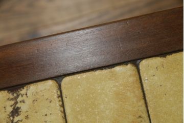 イギリスビンテージ　G-PLAN(ジープラン)　チーク材　タイルトップがお洒落なネストテーブル(サイドテーブル、カフェテーブル、コーヒーテーブル、ローテーブル、北欧、ヴィンテージ)(R-065152)