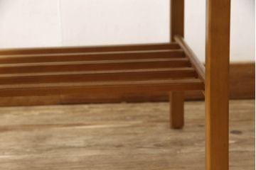 イギリスビンテージ　タイルトップがお洒落なセンターテーブル(ローテーブル、リビングテーブル、ヴィンテージ)(R-065156)