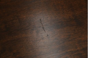 和製アンティーク　上手物!　関塚作　指物高級家具　総花梨(カリン)材　素晴らしい彫刻が目を惹く唐木座卓　(R-065162)