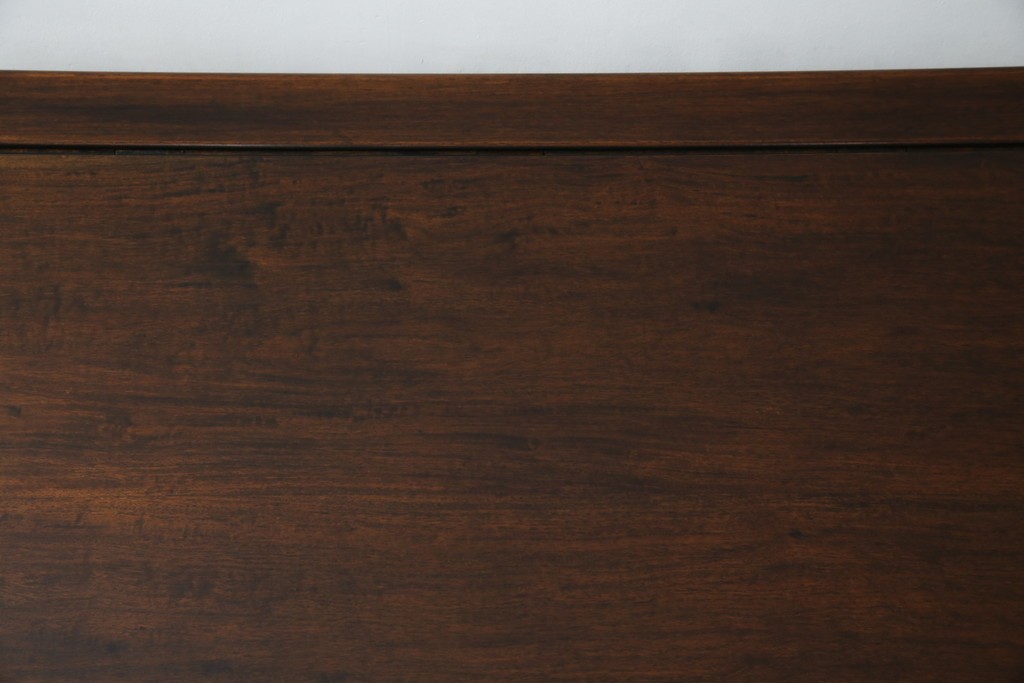 和製アンティーク　上手物!　関塚作　指物高級家具　総花梨(カリン)材　素晴らしい彫刻が目を惹く唐木座卓　(R-065162)