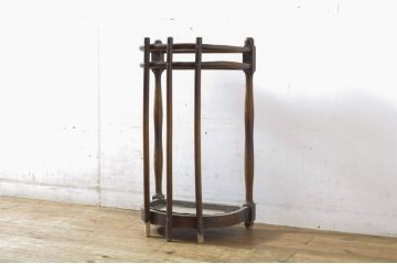 和製アンティーク　レトロなデザインが可愛らしい傘立て(カサ立て、スタンド)(R-065167)