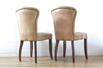 中古　美品　ハロ(HALO)　アスプルンド(ASPLUND)取り扱い　CHESTER CHAIR(チェスターチェア)　柔らかな色合いでインテリアに取り入れやすいチェア2脚セット(ダイニングチェア、椅子、イス)(R-065175)