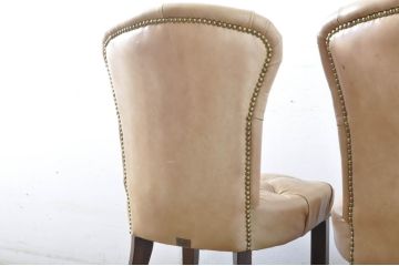 中古　美品　ハロ(HALO)　アスプルンド(ASPLUND)取り扱い　CHESTER CHAIR(チェスターチェア)　柔らかな色合いでインテリアに取り入れやすいチェア2脚セット(ダイニングチェア、椅子、イス)(R-065175)