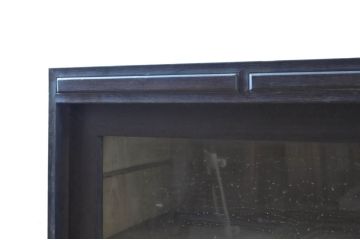 和製アンティーク　上手物!!　前面・側面栗材　銅製金具の引手が和モダンでお洒落な横長時代箪笥(横長箪笥、収納箪笥、衣装箪笥、サイドボード、サイドチェスト、引き出し)(R-065178)