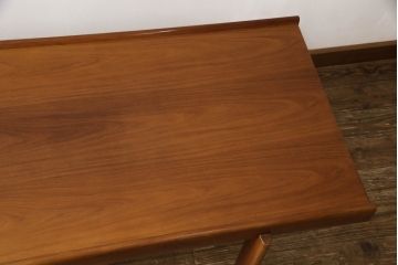 和製ビンテージ　天童木工(Tendo)　希少!!　ブラジリアンローズウッド　優しい木の温もり溢れるセンターテーブル(ローテーブル、リビングテーブル、座卓、ヴィンテージ)(R-065182)
