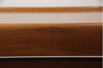 和製ビンテージ　天童木工(Tendo)　希少!!　ブラジリアンローズウッド　優しい木の温もり溢れるセンターテーブル(ローテーブル、リビングテーブル、座卓、ヴィンテージ)(R-065182)