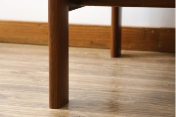 ビンテージ　天童木工(Tendo)　希少!!　ブラジリアンローズウッド　優しい木の温もり溢れるセンターテーブル(ローテーブル、カフェテーブル、コーヒーテーブル、リビングテーブル、座卓、ヴィンテージ)(R-065184)