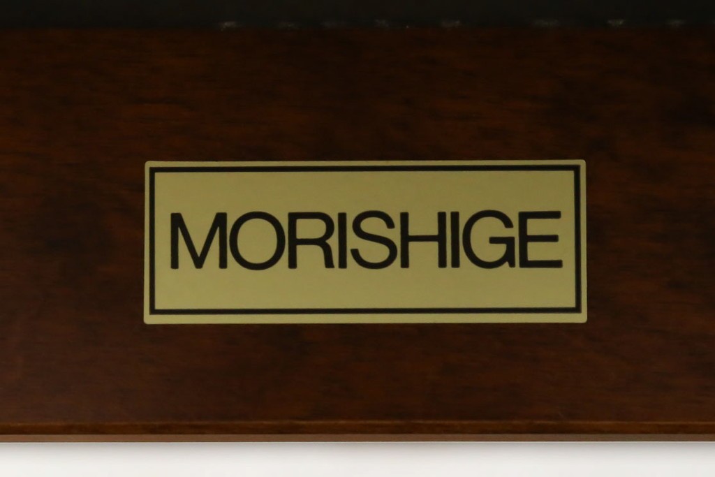 中古　美品!!　モリシゲ(MORISHIGE/森繁)　ブルック　アクアクリーン(MARINA)シリーズ　品の良いモダンデザインが魅力の1人掛けソファ　定価約34万円　(R-065186)