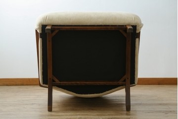 中古　美品!!　モリシゲ(MORISHIGE/森繁)　ブルック　アクアクリーン(MARINA)シリーズ　品の良いモダンデザインが魅力の1人掛けソファ　定価約34万円　(R-065186)