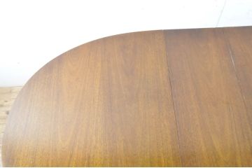 中古　DREXEL HERITAGE(ドレクセルヘリテイジ)　Triune(トライユン)　品のある佇まいが魅力のダイニングテーブル(エクステンションテーブル、食卓、4人掛け、6人掛け、8人掛け)(R-065206)
