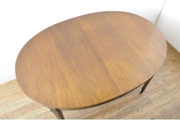 中古　DREXEL HERITAGE(ドレクセルヘリテイジ)　Triune(トライユン)　品のある佇まいが魅力のダイニングテーブル(エクステンションテーブル、食卓、4人掛け、6人掛け、8人掛け)(R-065206)