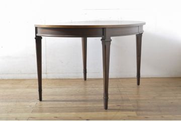中古　DREXEL HERITAGE(ドレクセルヘリテイジ)　Triune(トライユン)　品のある佇まいが魅力のダイニングテーブル(エクステンションテーブル、食卓、4人掛け、6人掛け、8人掛け)(R-065206)