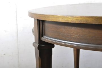 中古　DREXEL HERITAGE(ドレクセルヘリテイジ)　Triune(トライユン)　品のある佇まいが魅力のダイニングテーブル(エクステンションテーブル、食卓、4人掛け、6人掛け、8人掛け)(R-065206)