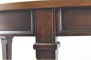 中古　DREXEL HERITAGE(ドレクセルヘリテイジ)　Triune(トライユン)　品のある佇まいが魅力のダイニングテーブル(エクステンションテーブル、食卓、4人掛け、6人掛け、8人掛け)(R-065206)