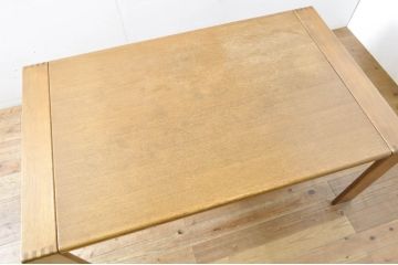 中古　CONDE HOUSE(カンディハウス)　BOLS(ボルス)　シンプルなデザインが魅力のダイニングテーブル(6人掛け、4人掛け、食卓、作業台)(R-065209)
