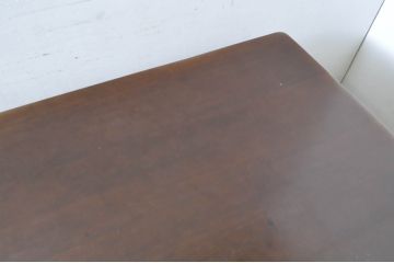和製ビンテージ　飛騨産業　キツツキマーク　カントリー家具　フロンティアシリーズ(FRONTIER)　重厚な佇まいが魅力のダイニングテーブル(4人掛け、4P、食卓、作業台、ヴィンテージ)(R-065210)