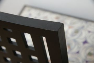 中古　美品　大変希少な絶版品　Cassina(カッシーナ)　CHARLES RENNIE MACKINTOSH(チャールズ・レニー・マッキントッシュ)　308 NITSHILL(ニッツヒル) ダイニングチェア2脚セット(椅子、イス)(R-065214)