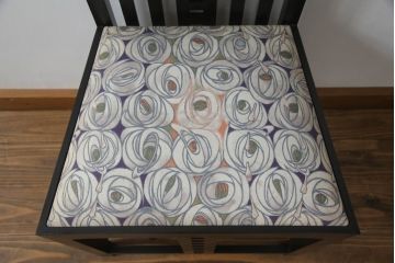 中古　美品　大変希少な絶版品　Cassina(カッシーナ)　CHARLES RENNIE MACKINTOSH(チャールズ・レニー・マッキントッシュ)　308 NITSHILL(ニッツヒル) ダイニングチェア(椅子、イス)(R-065215)