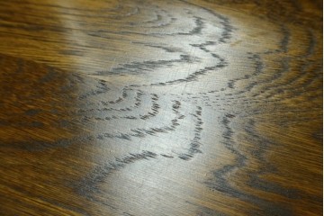 和製ヴィンテージ　北海道旭川家具　職人手造り　上質な作りが魅力の楢(ナラ)材製ドレッサー　(R-065217)