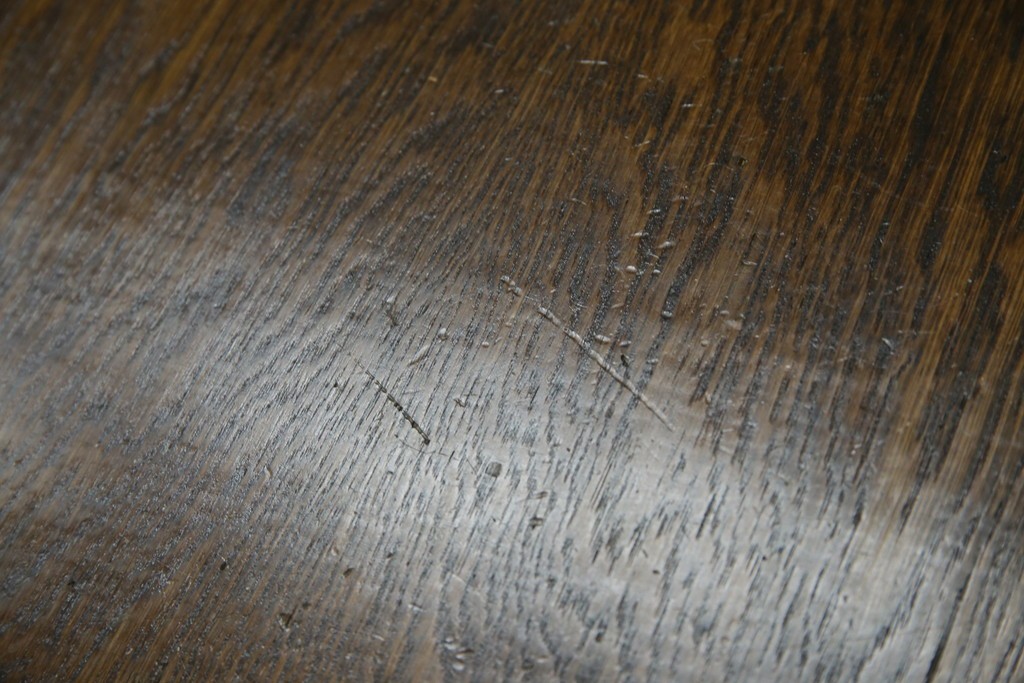 和製ヴィンテージ　北海道旭川家具　職人手造り　ナチュラルな風合いが魅力のライティングビューロー　(R-065218)