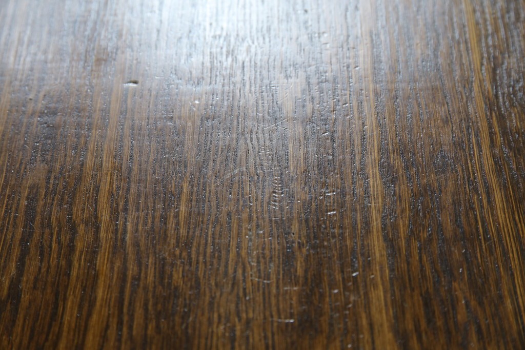 和製ヴィンテージ　北海道旭川家具　職人手造り　ナチュラルな風合いが魅力のライティングビューロー　(R-065218)