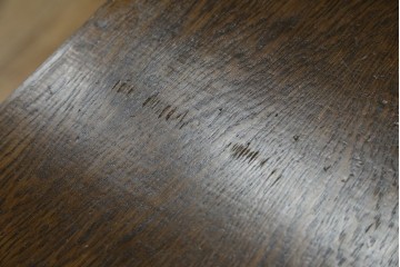 和製ヴィンテージ　北海道旭川家具　職人手造り　ナチュラルな風合いが魅力のライティングビューロー　(R-065218)