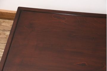 中古　松本民芸家具　絶版品!上質な雰囲気を醸し出す希少なG型座卓(ローテーブル、センターテーブル)(R-065227)